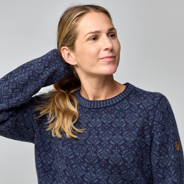 Fjällräven SNOW ROUND NECK SWEATER W Damen - Strickpullover Ansicht 6