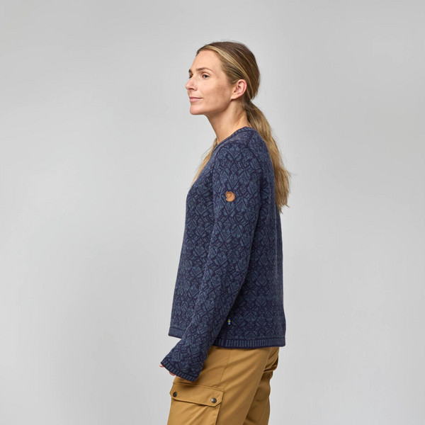 Fjällräven SNOW ROUND NECK SWEATER W Damen - Strickpullover Ansicht 5