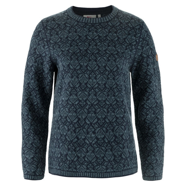 SNOW ROUND NECK SWEATER W Damen - Strickpullover-DARK NAVY