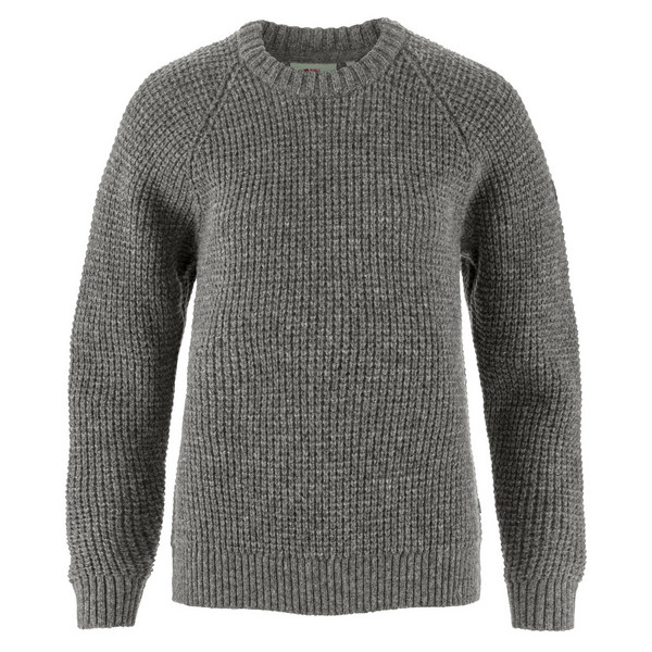 ÖVIK WAFFLE KNIT W Damen - Wollpullover-GREY