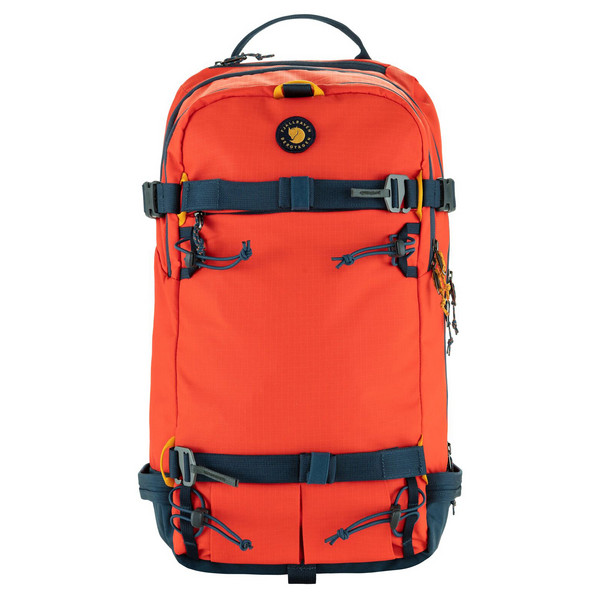 BERGTAGEN TOURING 22 - Skitourenrucksack-FLAME ORANGE-MOUNTAIN BLUE