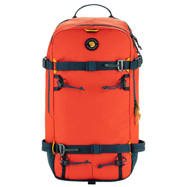 BERGTAGEN TOURING 30 M/L Unisex - Skitourenrucksack-FLAME ORANGE-MOUNTAIN BLUE