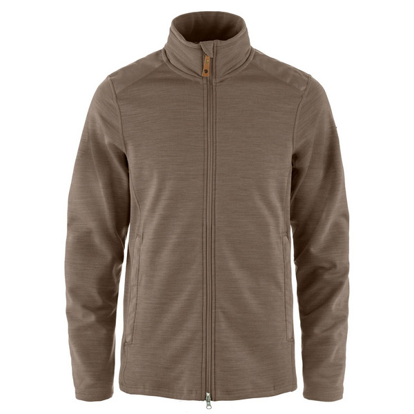 KEB FLEECE M Herren - Fleecejacke-SUEDE BROWN