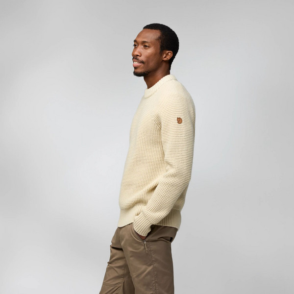 Fjällräven ÖVIK WAFFLE KNIT M Herren - Wollpullover Ansicht 5
