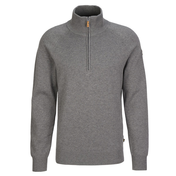 ÖVIK LITE HALF ZIP M Herren - Sweatshirt-GREY-MELANGE