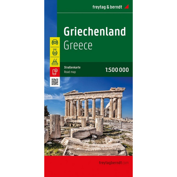 GRIECHENLAND, STRAßENKARTE 1:500.000, FREYTAG & BERNDT - Straßenkarte