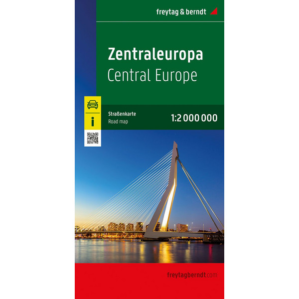 ZENTRALEUROPA, STRAßENKARTE 1:2.000.000, FREYTAG & BERNDT - Straßenkarte Ansicht 1