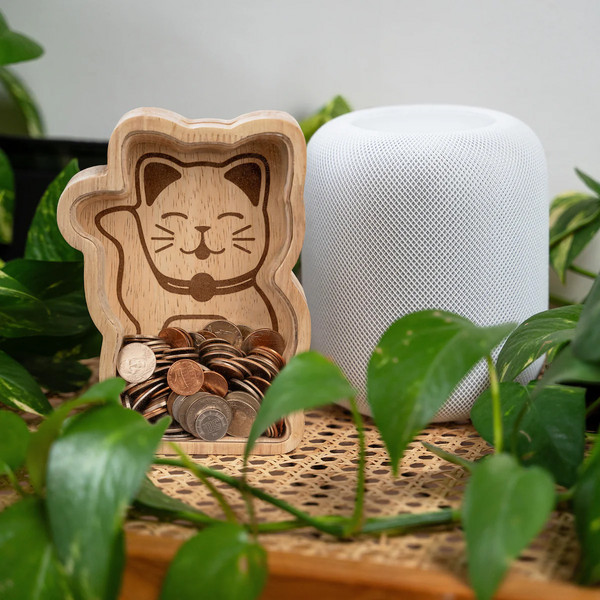 Kikkerland LUCKY CAT MONEY BANK Ansicht 3