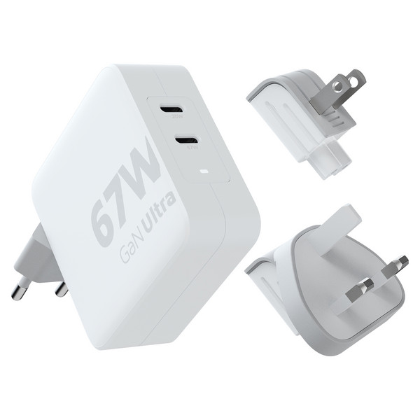 Xtorm 67W GAN-ULTRA TRAVEL CHARGER + USB-C PD CABLE - Reisestecker Ansicht 3