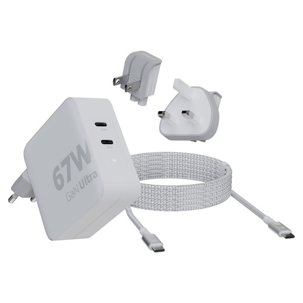 Xtorm 67W GAN-ULTRA TRAVEL CHARGER + USB-C PD CABLE - Reisestecker Ansicht 27