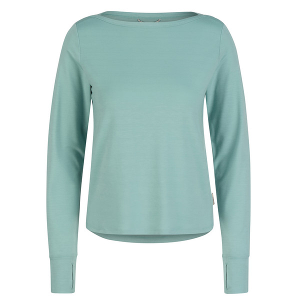 W MADERA L/S Damen - Langarmshirt-MINERAL