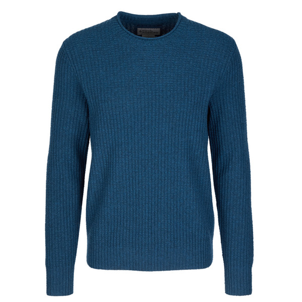 M ROCKCRAFT WAFFLE CREW Herren - Wollpullover-OCEANA HTR