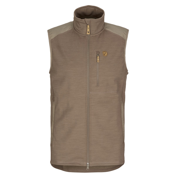 KEB FLEECE VEST M Herren - Fleeceweste-SUEDE BROWN
