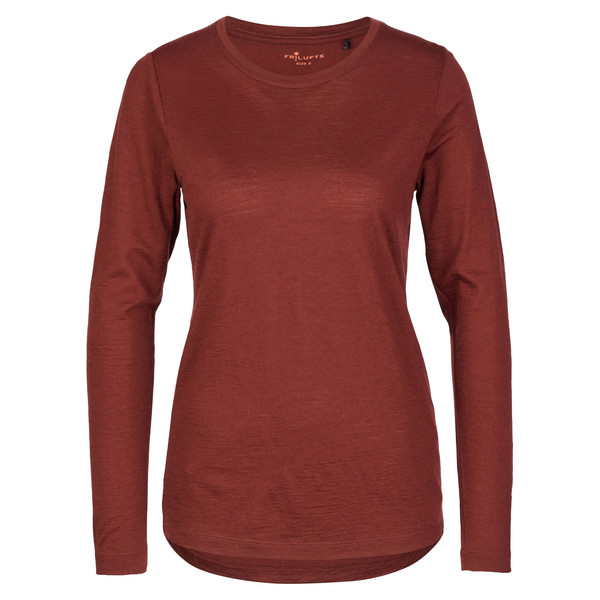 WAIHO LONGSLEEVE Damen - Langarmshirt-FIRED BRICK