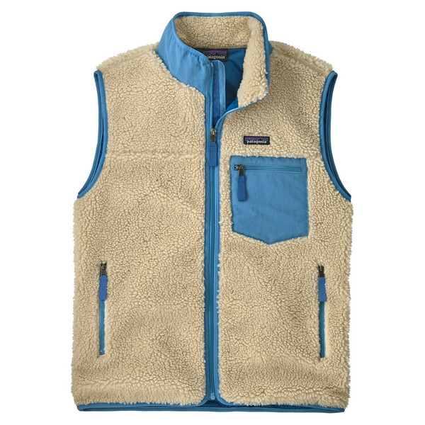 M'S CLASSIC RETRO-X VEST Herren - Fleeceweste-DARK NATURAL W/SHORE BLUE