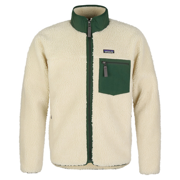 M'S CLASSIC RETRO-X JACKET Herren - Fleecejacke-DARK NATURAL W/TREELINE GREEN