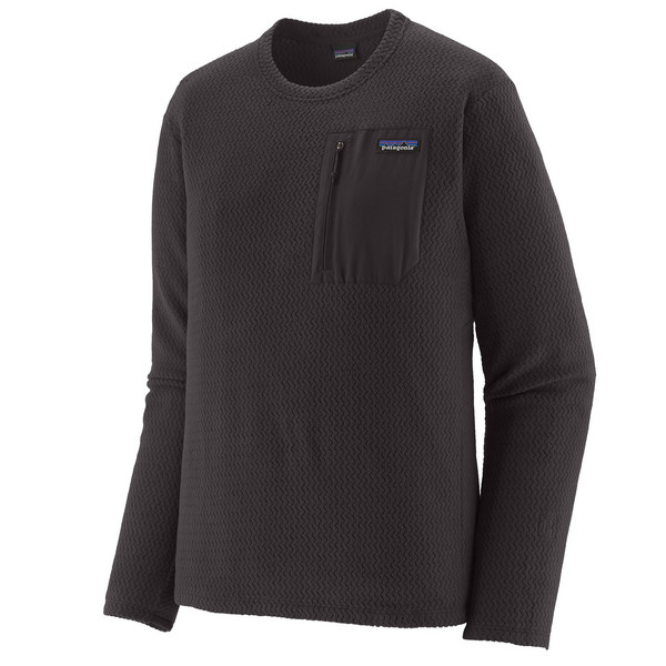 M'S R1 AIR CREW Herren - Fleecepullover-BLACK