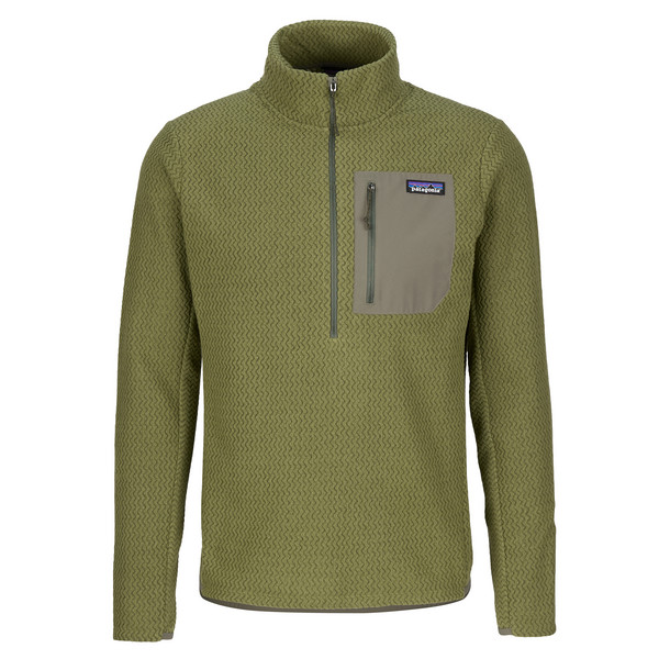 M'S R1 AIR ZIP NECK Herren - Fleecepullover-CAPER GREEN