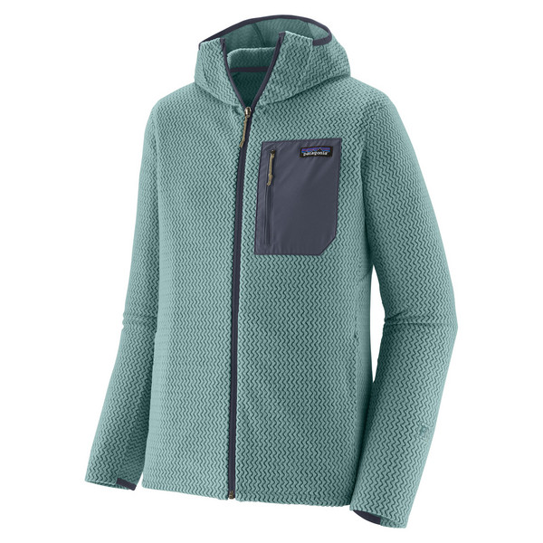 M'S R1 AIR FULL-ZIP HOODY Herren - Fleecejacke-BLUE SAGE