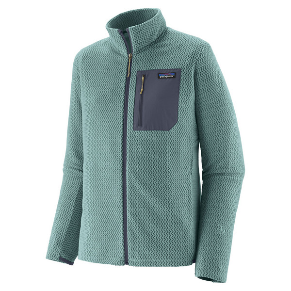 M'S R1 AIR JACKET Herren - Fleecejacke-BLUE SAGE