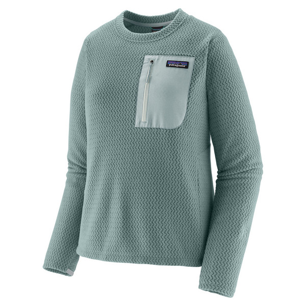 W'S R1 AIR CREW Damen - Fleecepullover-BLUE SAGE
