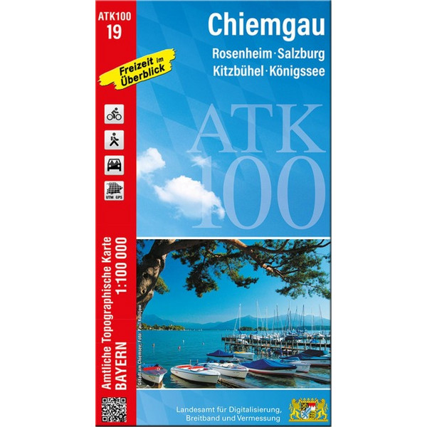 ATK100-19 CHIEMGAU (AMTLICHE TOPOGRAPHISCHE KARTE 1:100000)