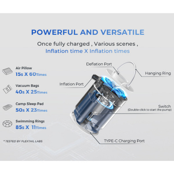 Flextail TINY PUMP - Luftpumpe Ansicht 11