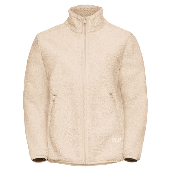 HIGH CURL JKT W Damen - Fleecejacke-OYSTER