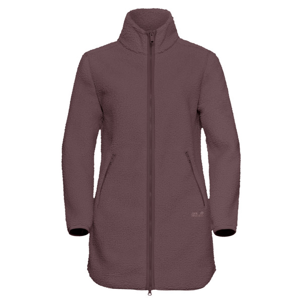HIGH CURL COAT W Damen - Fleecejacke-SHEER PLUM