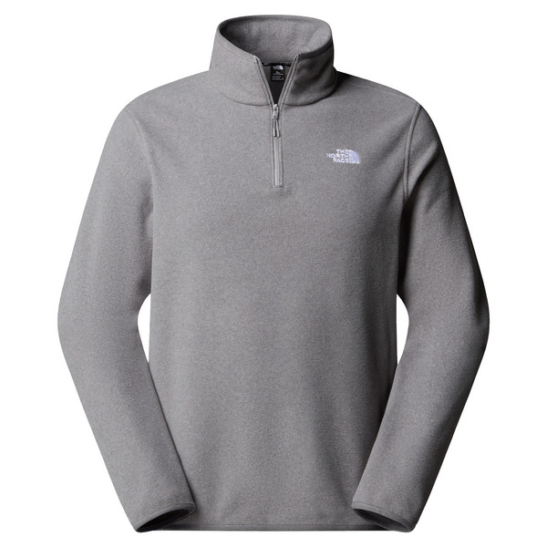 M GLACIER FLEECE 1/4 ZIP JACKET Herren - Fleecepullover-TNF MID GREY HEATHER