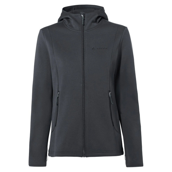 WOMEN'S IDRIS FLEECE HOODY Damen - Fleecejacke-PHANTOM BLACK