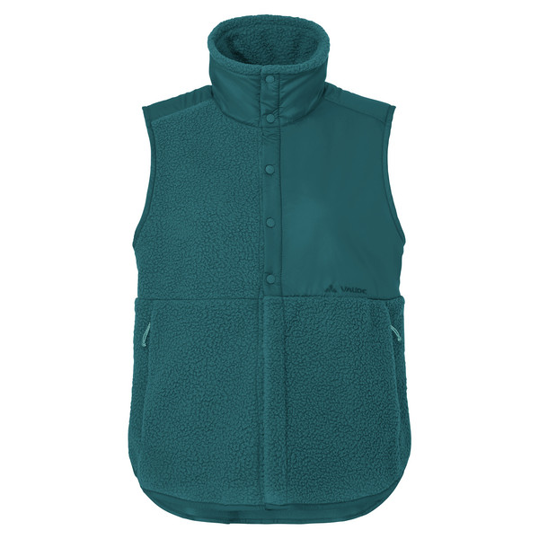 NAJUN FLEECE VEST Damen - Fleeceweste-DARK FJORD GREEN