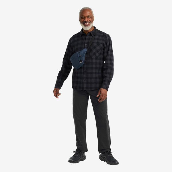 Jack Wolfskin LITE FLANNEL SHIRT M Herren - Flanellhemd Ansicht 7
