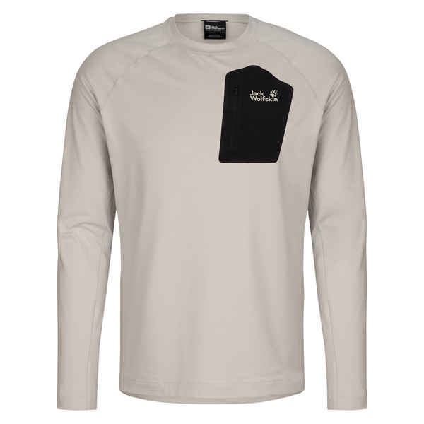 Jack Wolfskin PRELIGHT TRAIL CREW M Herren - Funktionsshirt Ansicht 1