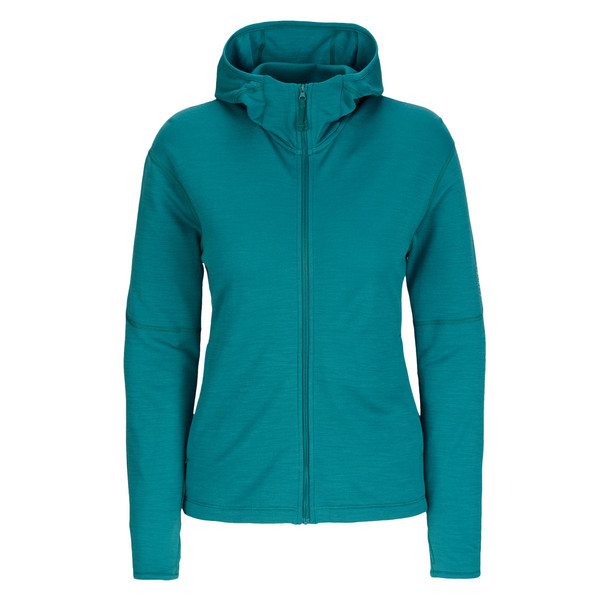 Icebreaker WOMEN MERINO 360 REALFLEECE ELEMENTAL LS ZIP HOODIE Damen - Wolljacke Ansicht 1