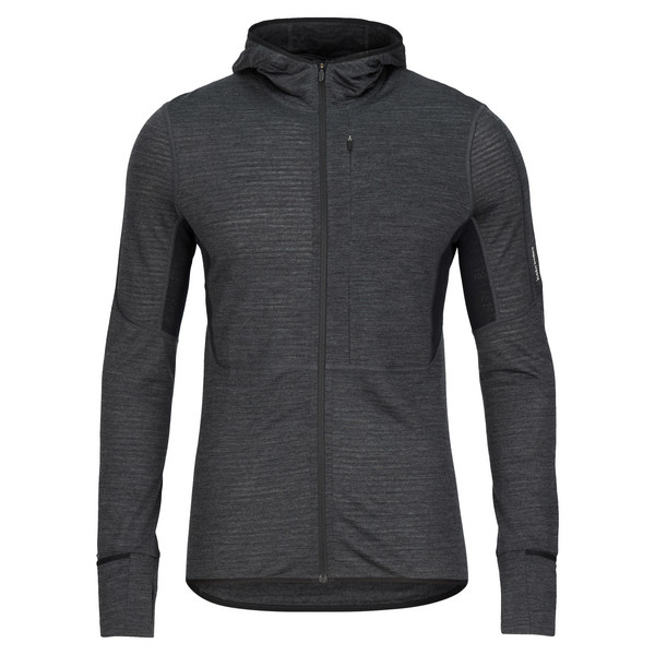Icebreaker M MERINO BLEND 200 REALFLEECE DESCENDER LS ZIP HOODIE Herren - Kapuzenjacke Ansicht 1