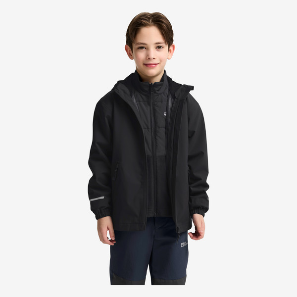 Jack Wolfskin HYBRID 3IN1 JACKET K Kinder - Doppeljacke Ansicht 11