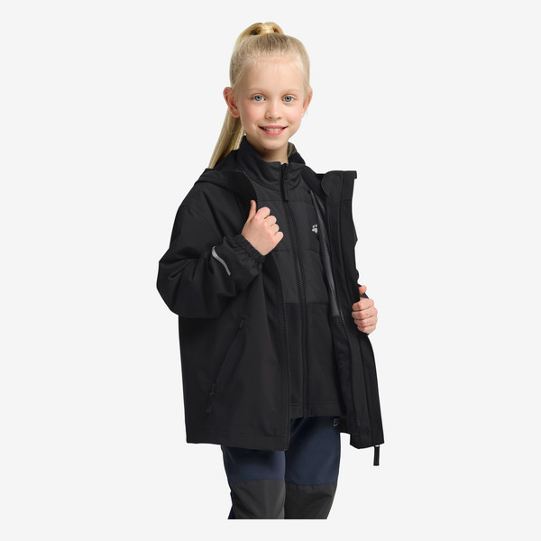 Jack Wolfskin HYBRID 3IN1 JACKET K Kinder - Doppeljacke Ansicht 15