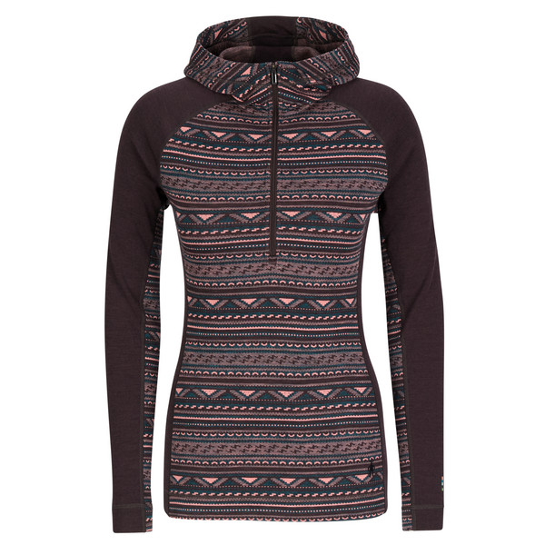 W CLASSIC THERMAL MERINO BASE LAYER 1/2 ZIP HOODIE Damen - Funktionsunterwäsche