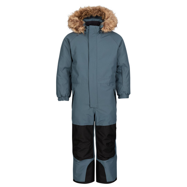 COVERALL W. CONTRAST & FUR Kinder - Schneeanzug-STORMY WEATHER