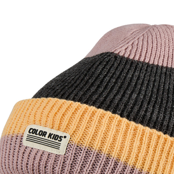Color Kids BEANIE W. WOOL & CONTRAST Kinder - Mütze Ansicht 2