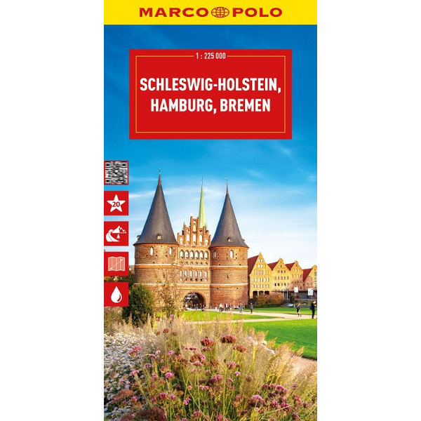 MARCO POLO REISEKARTE DEUTSCHLAND 01 SCHLESWIG-HOLSTEIN - Straßenkarte Ansicht 1