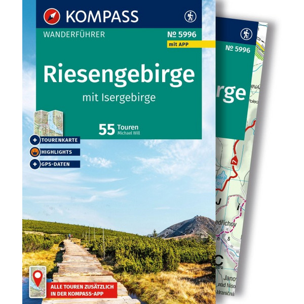 WANDERFÜHRER RIESENGEBIRGE MIT ISERGEBIRGE 55 TOUREN
