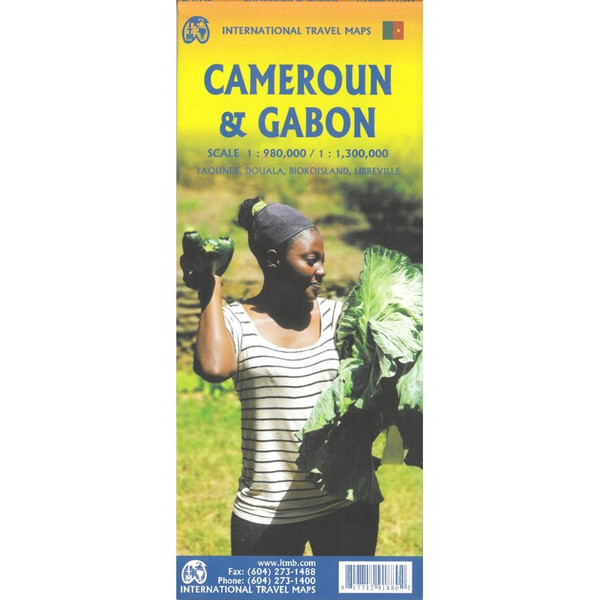 CAMEROUN & GABON - Straßenkarte