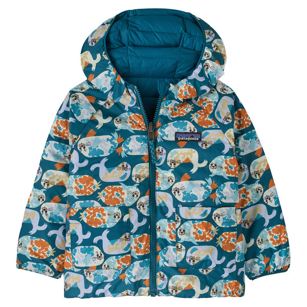 Patagonia BABY REVERSIBLE DOWN SWEATER HOODY Kinder - Daunenjacke Ansicht 2
