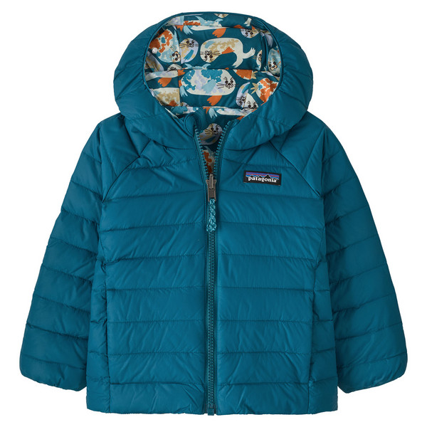 Patagonia BABY REVERSIBLE DOWN SWEATER HOODY Kinder - Daunenjacke Ansicht 1