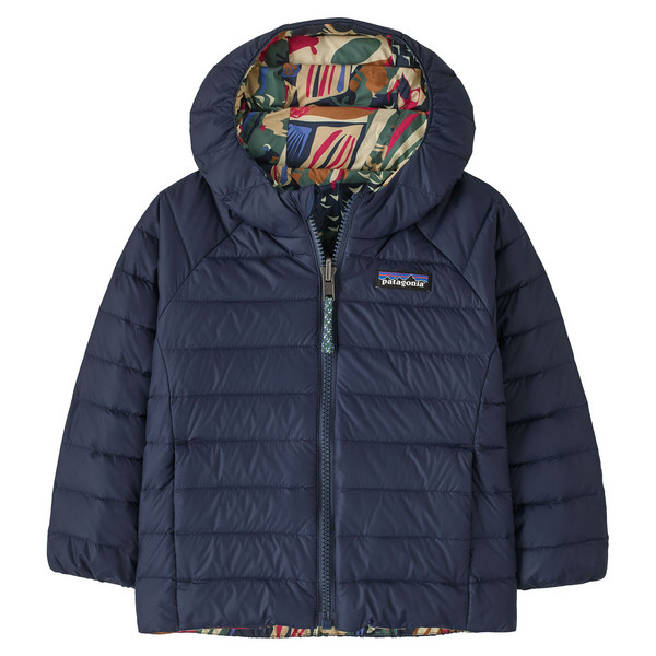 BABY REVERSIBLE DOWN SWEATER HOODY Kinder - Daunenjacke-LET'S CHAT: NEW NAVY