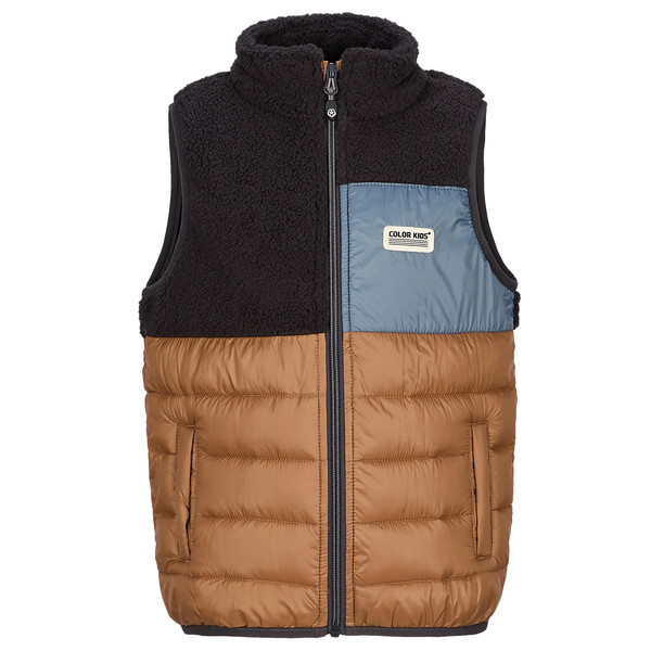 FLEECE WAISTCOAT W. QUILT Kinder - Weste-NUTHATCH