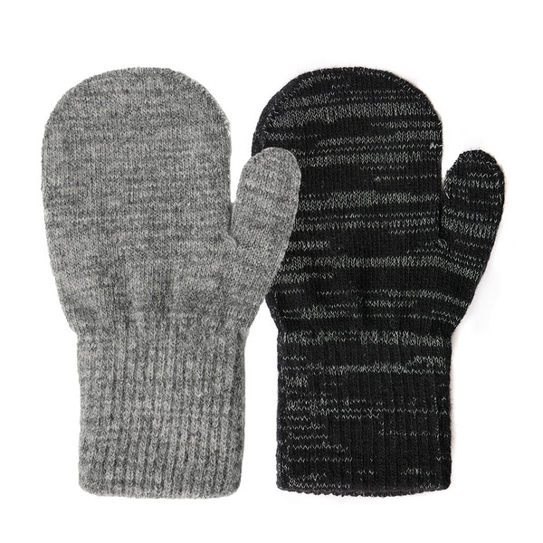 MAGIC MITTENS W.REFLEX 2-PACK Kinder - Fausthandschuhe-GREY