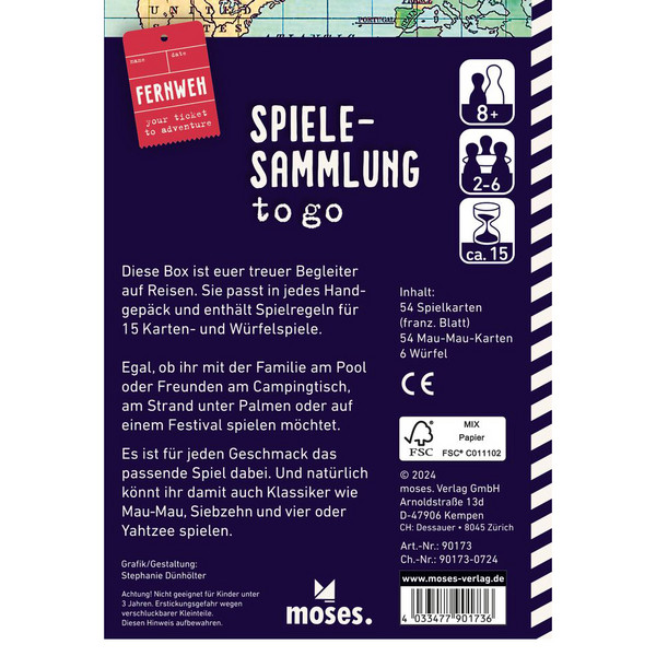 Moses Verlag SPIELESAMMLUNG TO GO - Reisespiel Ansicht 2